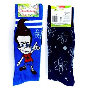 ๐ Jimmy Neutron Nickelodeon Science crew Socks